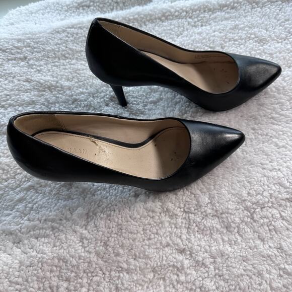 Cole Haan Grand.OS womens shoes pumps black sz 9C Leather point dressy business - Picture 3 of 11